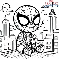 Spidey Coloring Pages PDF - Free Printable Sheets - 33