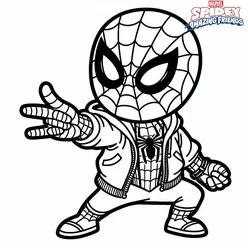 Spidey Coloring Pages PDF - Free Printable Sheets - 35
