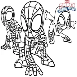 Spidey Coloring Pages PDF - Free Printable Sheets - 38