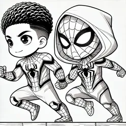 Spidey Coloring Pages PDF - Free Printable Sheets - 39
