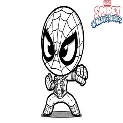 Spidey Coloring Pages PDF - Free Printable Sheets - 44