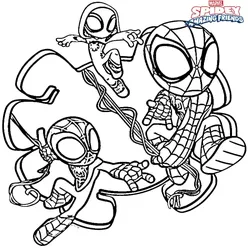 Spidey Coloring Pages PDF - Free Printable Sheets - 45