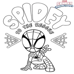 Spidey Coloring Pages PDF - Free Printable Sheets - 48
