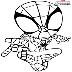 Spidey Coloring Pages PDF - Free Printable Sheets - 54
