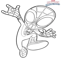 Spidey Coloring Pages PDF - Free Printable Sheets - 2