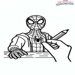 Spidey Coloring Pages PDF - Free Printable Sheets - 3