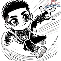 Spidey Coloring Pages PDF - Free Printable Sheets - 4