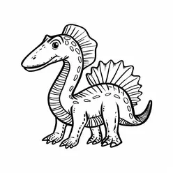 Spinosaurus Printable Coloring Book Pdf - 3