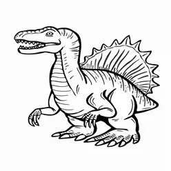 Spinosaurus Printable Coloring Book Pdf - 9