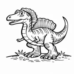 Spinosaurus Printable Coloring Book Pdf - 10