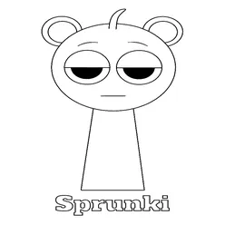 Sprunki Printable Coloring Book Pdf - 7