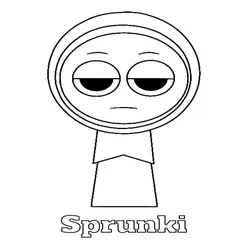 Sprunki Printable Coloring Book Pdf - 1