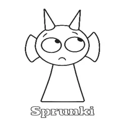 Sprunki Printable Coloring Book Pdf - 22