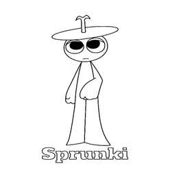 Sprunki Printable Coloring Book Pdf - 23