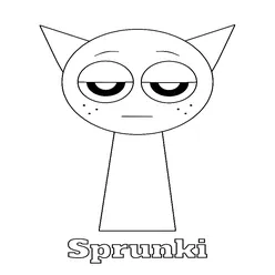 Sprunki Printable Coloring Book Pdf - 2