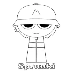 Sprunki Printable Coloring Book Pdf - 3