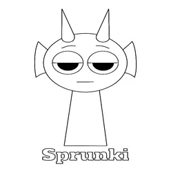 Sprunki Printable Coloring Book Pdf - 4