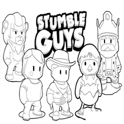 Stumble Guys Printable Coloring Book Pdf - 9