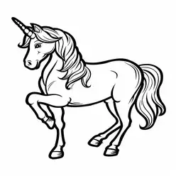 Unicorn Printable Coloring Book Pdf - 1