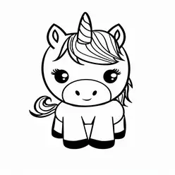 Unicorn Printable Coloring Book Pdf - 3
