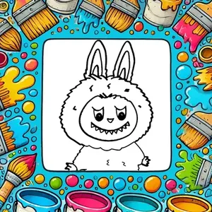 Labubu Coloring Pages – Free Printable PDFs for Kids & Adults