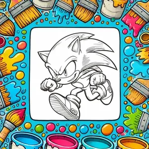 Sonic Coloring Pages PDF - Free Printable Sheets