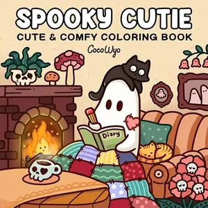 Spooky cutie coloring book
